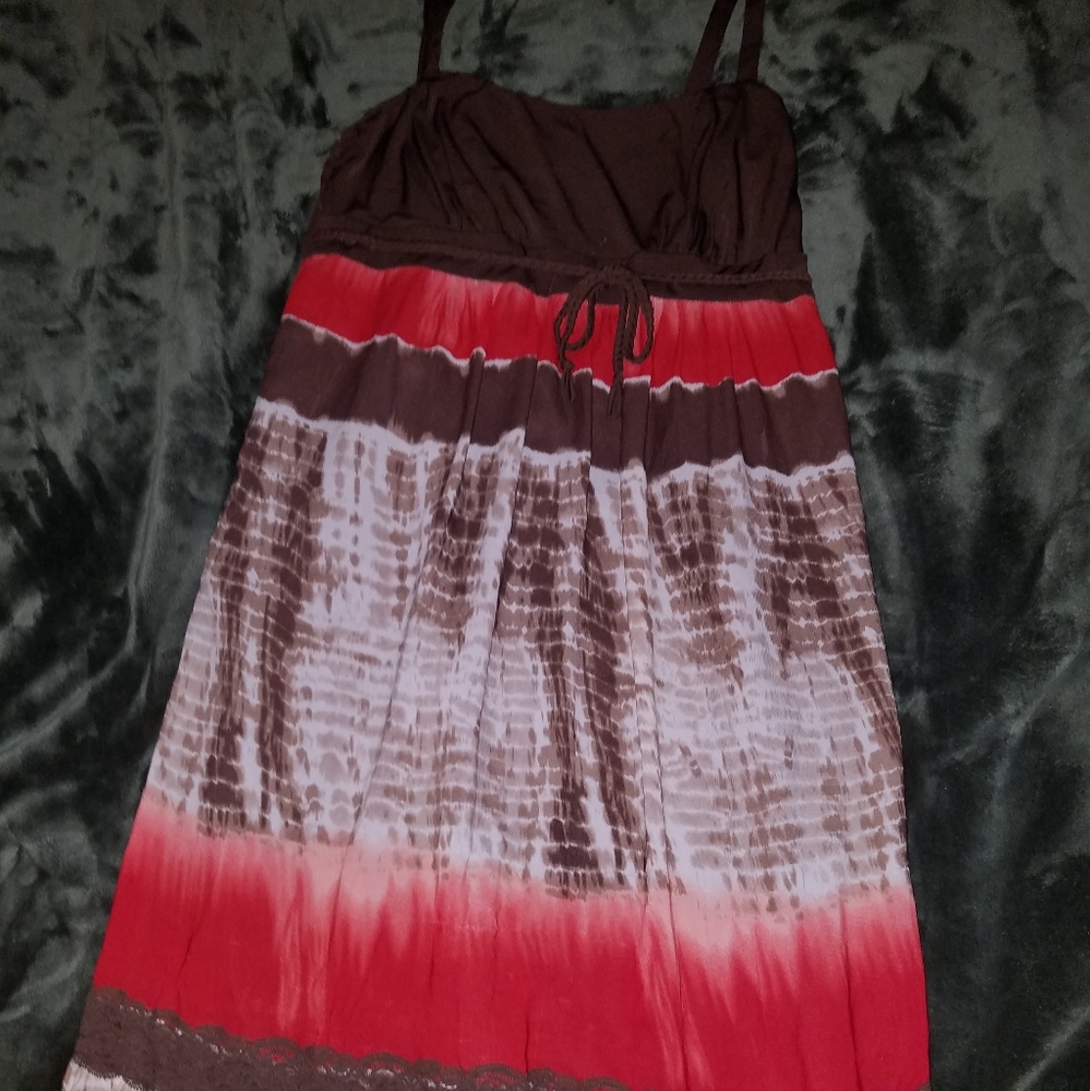 Tie dye maxi summer/fall dress